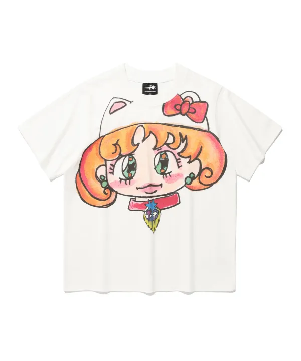 [x soulpusssy cat]ghostsoulgirl cat tee[white]