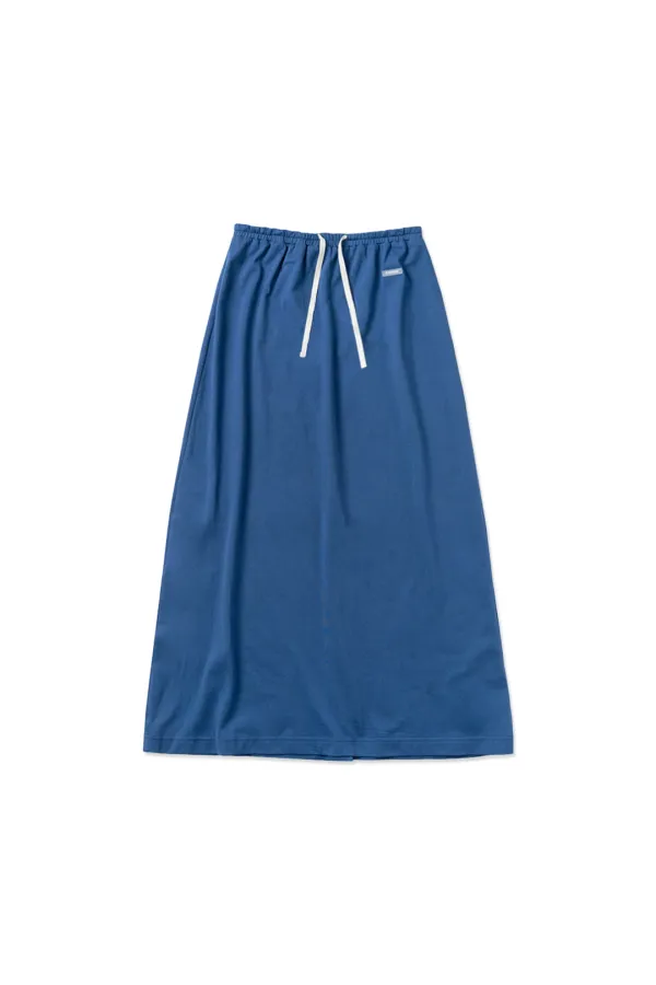 Jersey long skirt_blue