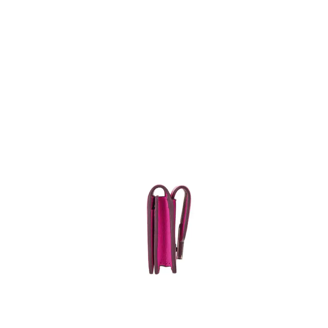 분크 [아울렛] Occam Lune Double Flap Card Wallet (오캄 룬 더블 플랩 카드지갑) Punk Pink 상품 이미지 2