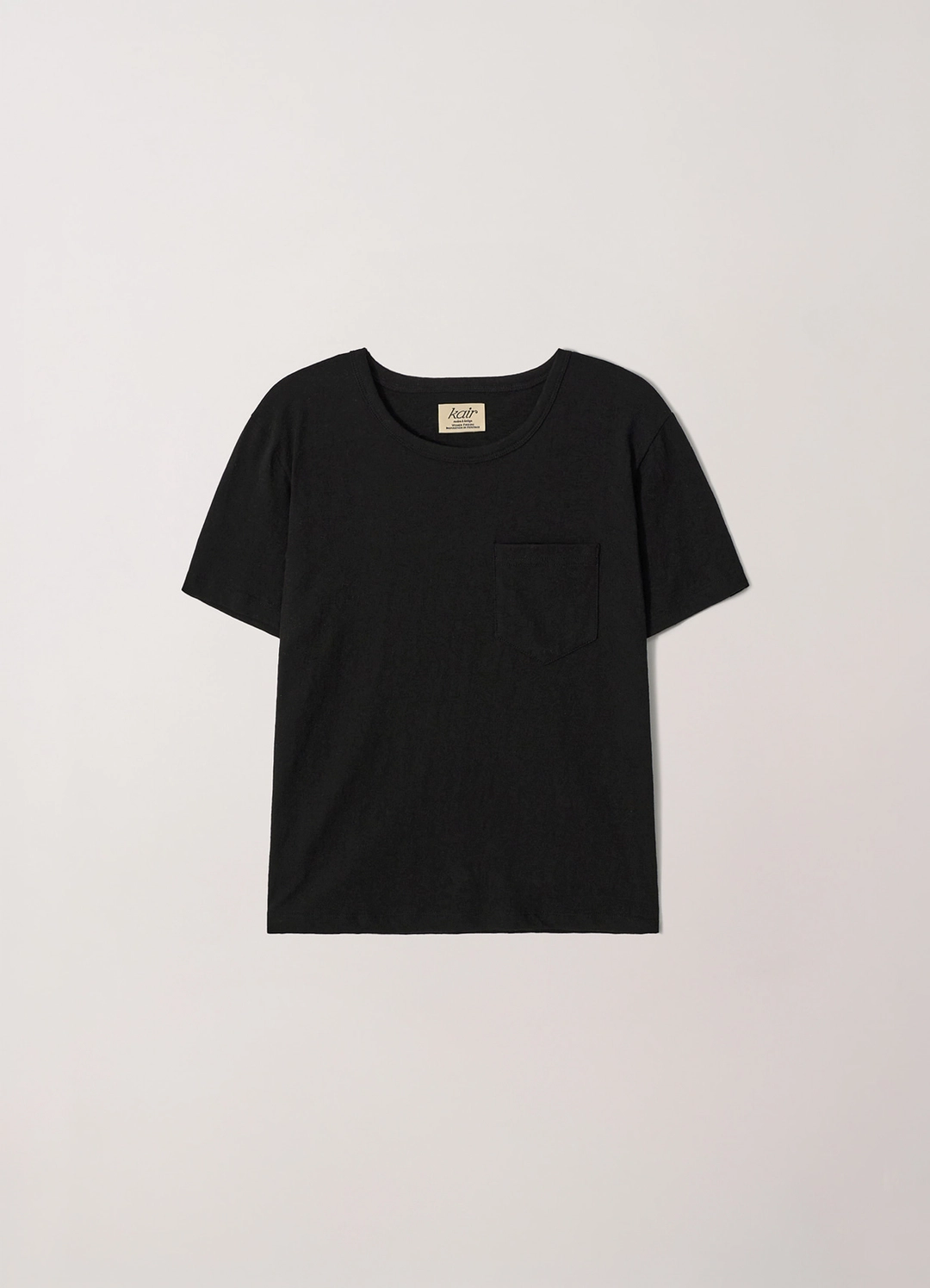카이르 2nd / Pocket Slub Half Sleeve tee (Black) 상품 이미지 1