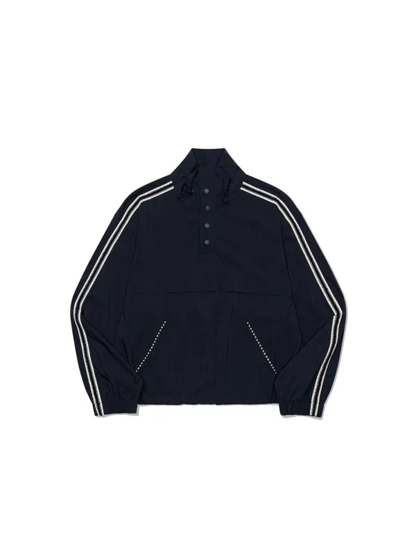 Weaving Lace Track Anorak Navy_F253TS07