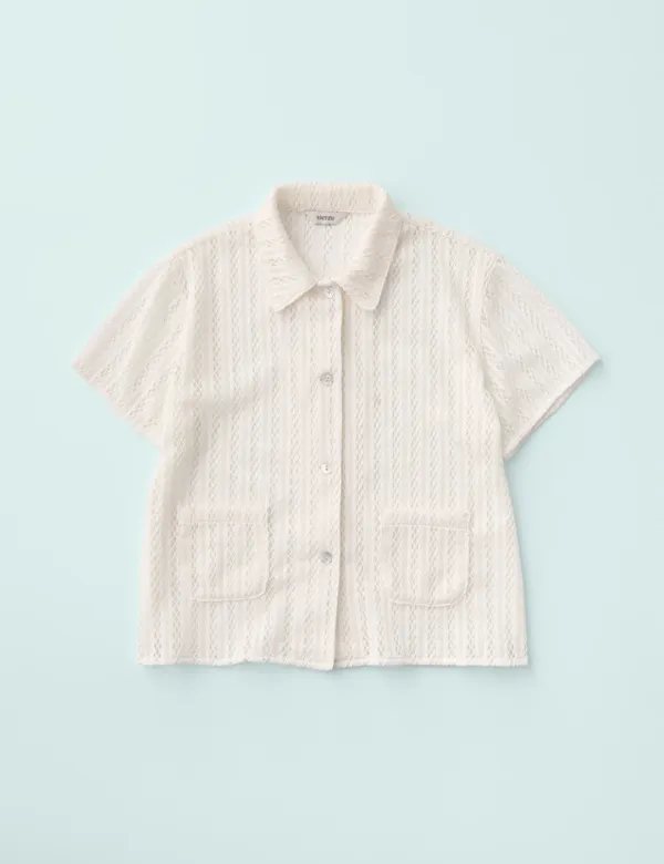Marrakech Knit Cardigan (White)