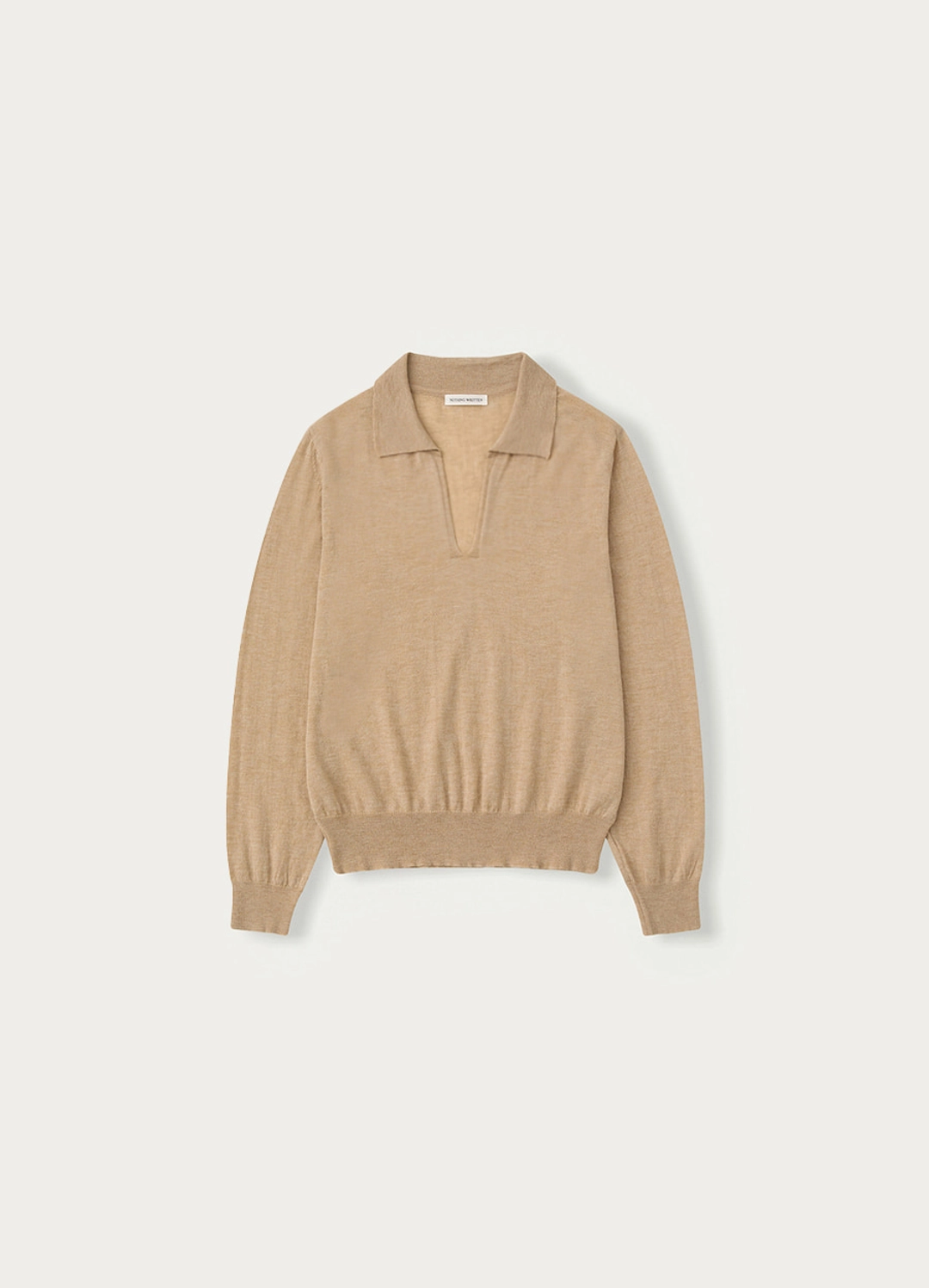 낫띵리튼 Vera collar knit (Camel) 상품 이미지 1