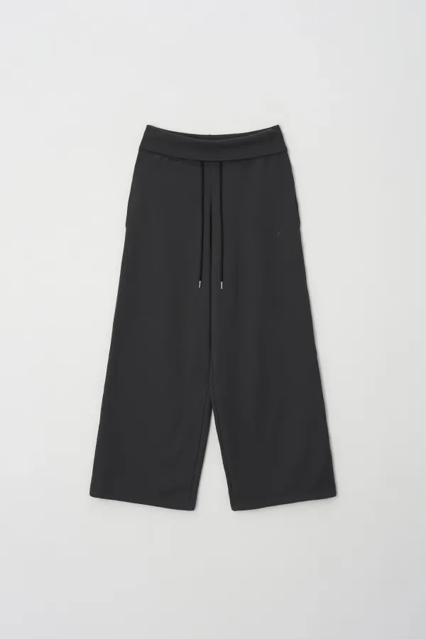 [2nd reorder] lounge foldover loose pants (charcoal)