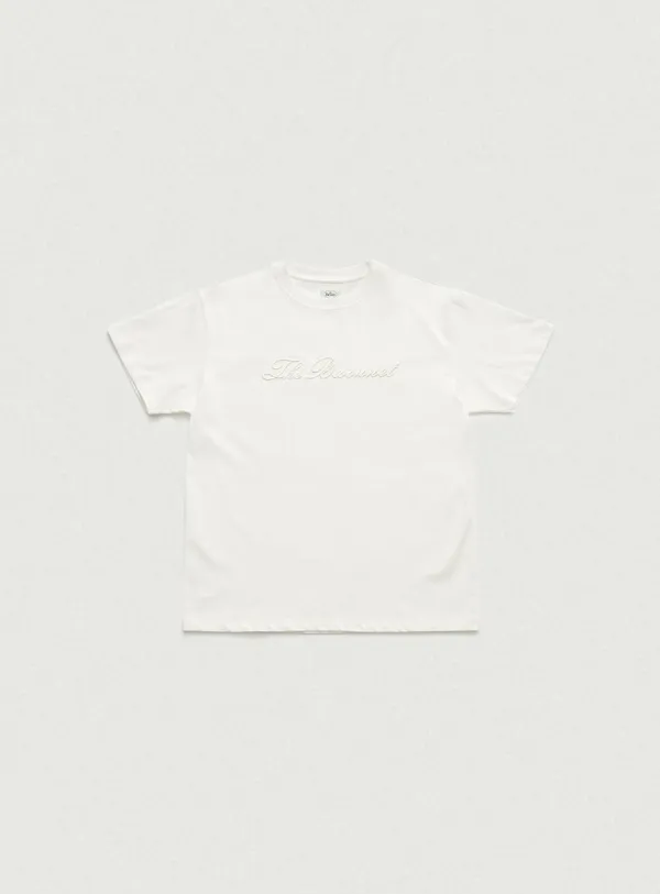 Benny Script Logo T-shirt_White