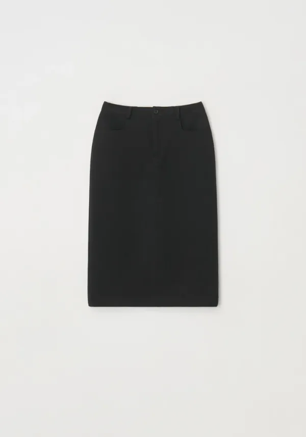 INES WOOL MIDI SKIRT