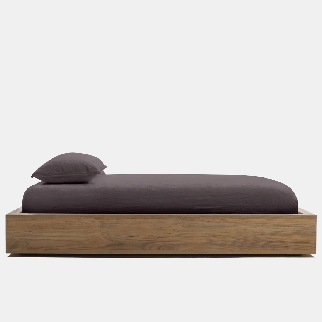 제임스펄스 Linen Fitted Sheet - Raccoon Grey 상품 이미지 1