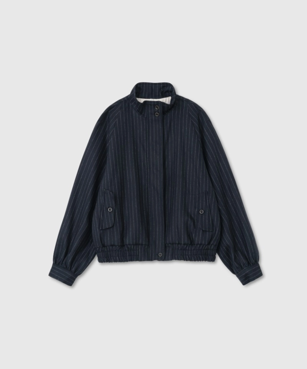 니히 Mari wool bomber jacket (Navy) 상품 이미지 1
