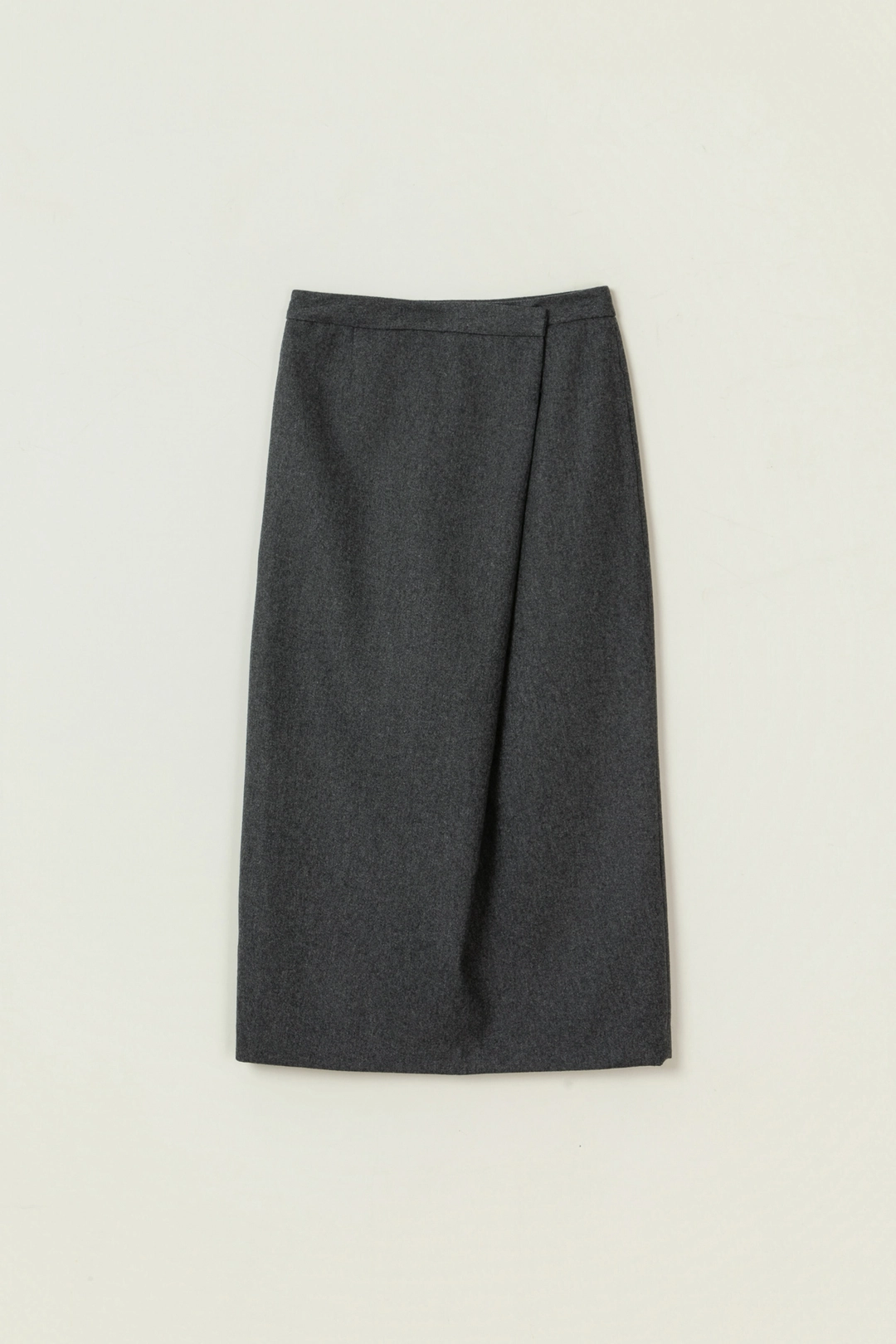 세이지먼트 MILNE WOOL H LINE LONG SKIRT_CHARCOAL 상품 이미지 1