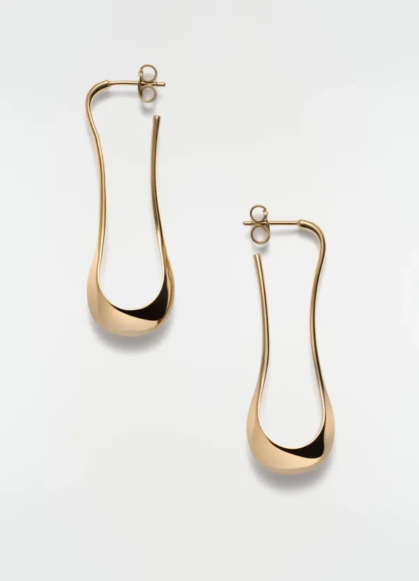 SHORT DROP EARRINGS IN VERMEIL