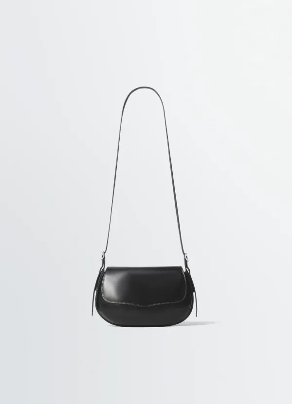 BELLY BAG IN MOLDED LEATHER
