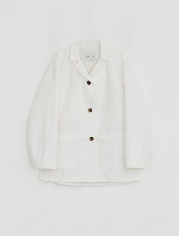 FRENCH WORK JACKET [WHITE]