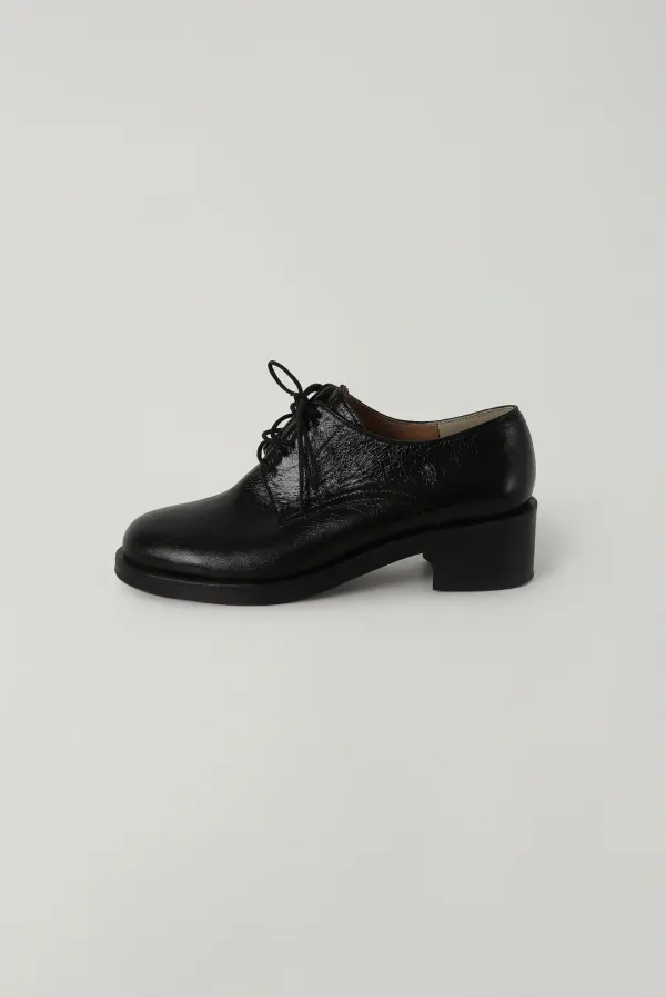 T/T Crack leather oxford (black)