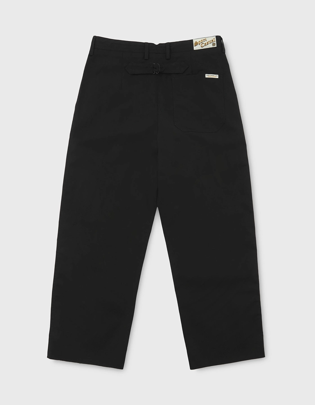 헤리티지플로스 RAW CUT CHINO PANTS / Black 상품 이미지 2