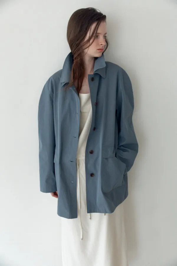 [3rd] Double Collar Jacket_Blue