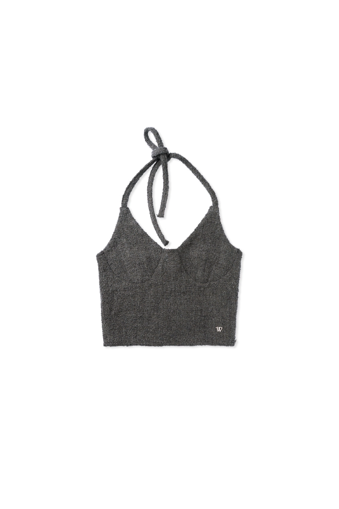 위드아웃썸머 Tweed halter top_gray 상품 이미지 3
