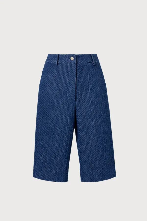 Part.5 Blue side slit shorts