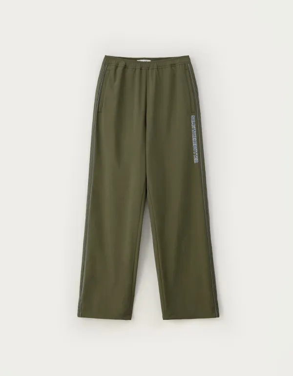 Warm Nylon String Pants - Khaki