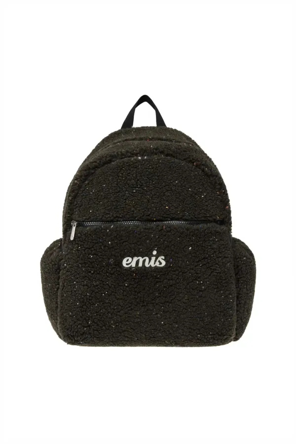 SHEARLING BACKPACK-KHAKI