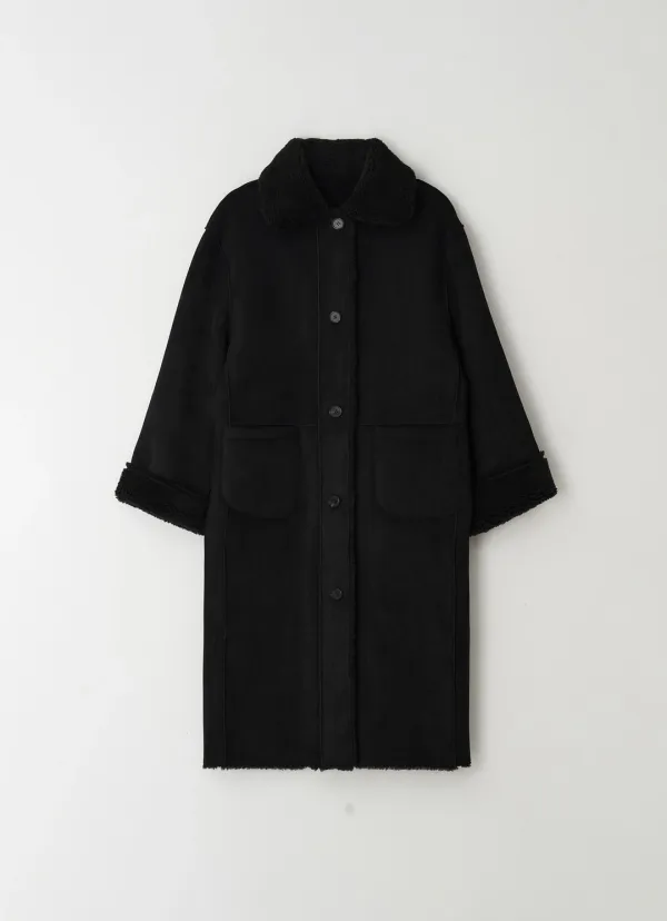 REVERSIBLE LONG MUSTANG - BLACK