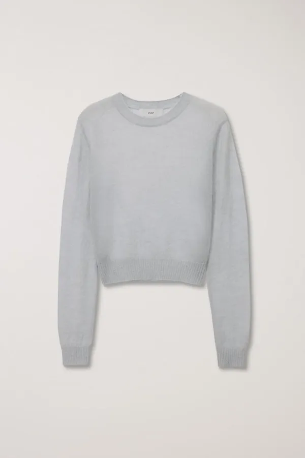 KID-MOHAIR CREWNECK KNIT SOFT BLUE_UDSW4C202B1