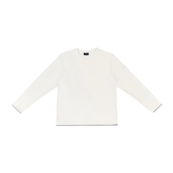 25-004 MICRO POLAR FLEECE  LONG SLEEVE (IVORY)
