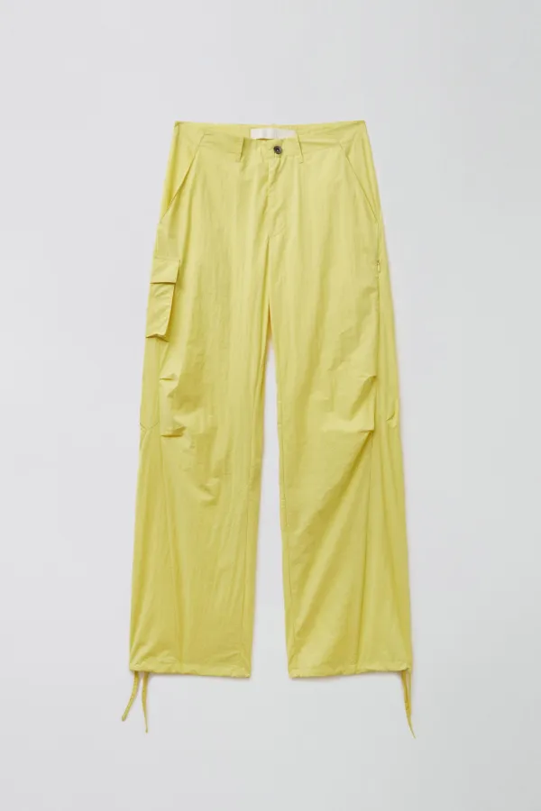 N.WIDE CARGO PANTS_YELLOW