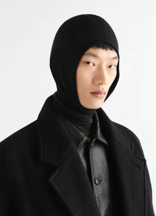 HEAD SCARF IN FINE WOOL