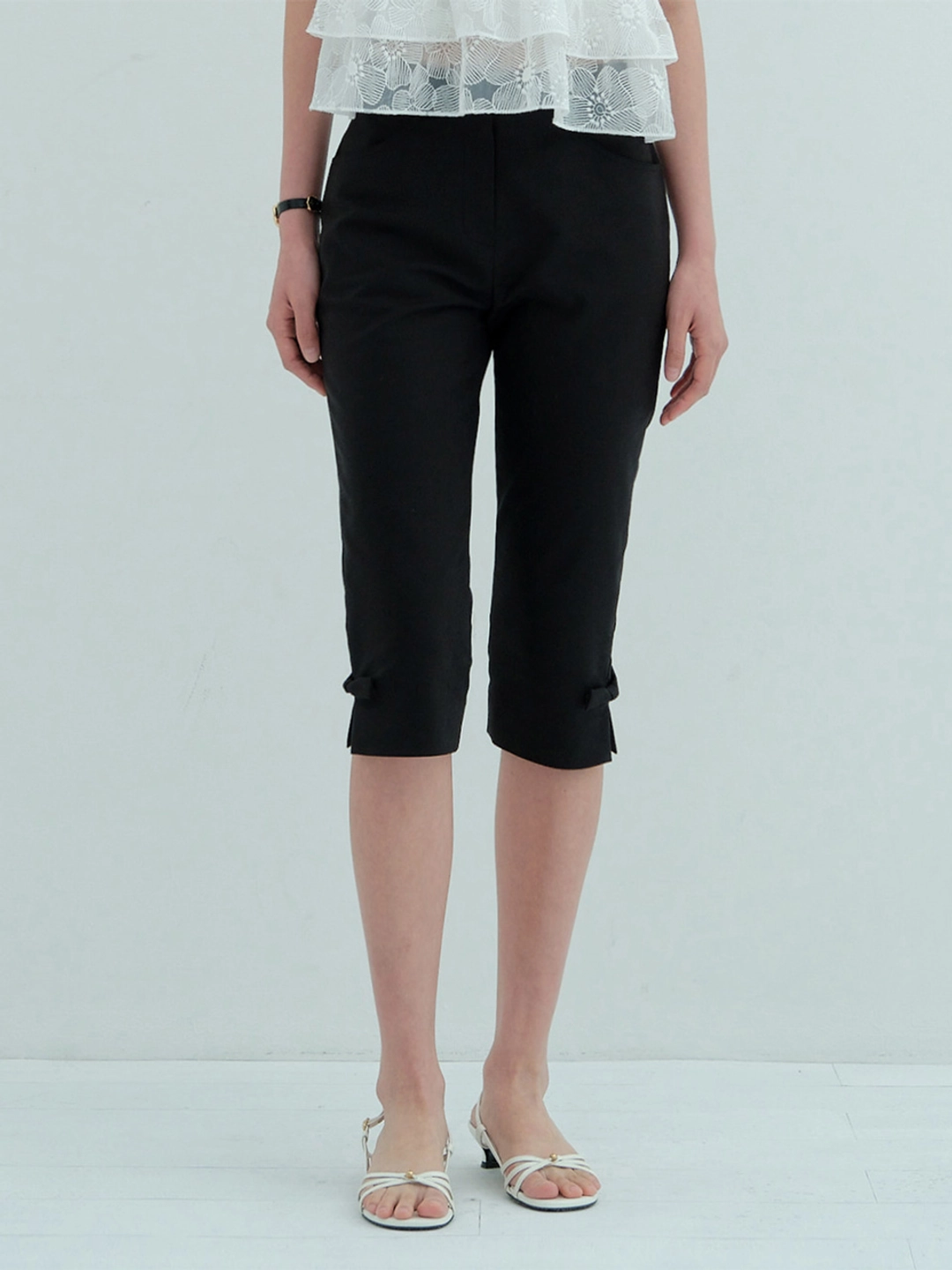 플로움 Petit Ribbon Capri Pants[6/1 예약배송] 상품 이미지 1