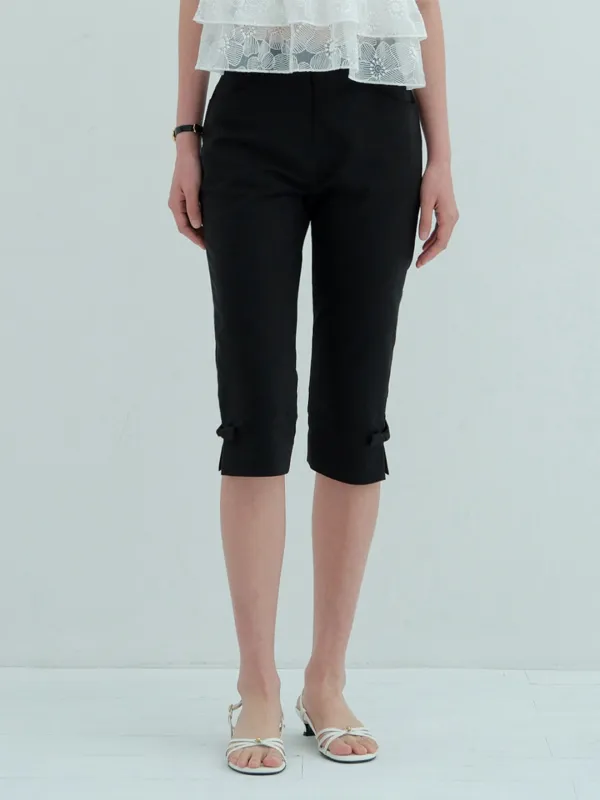 Petit Ribbon Capri Pants[6/1 예약배송]
