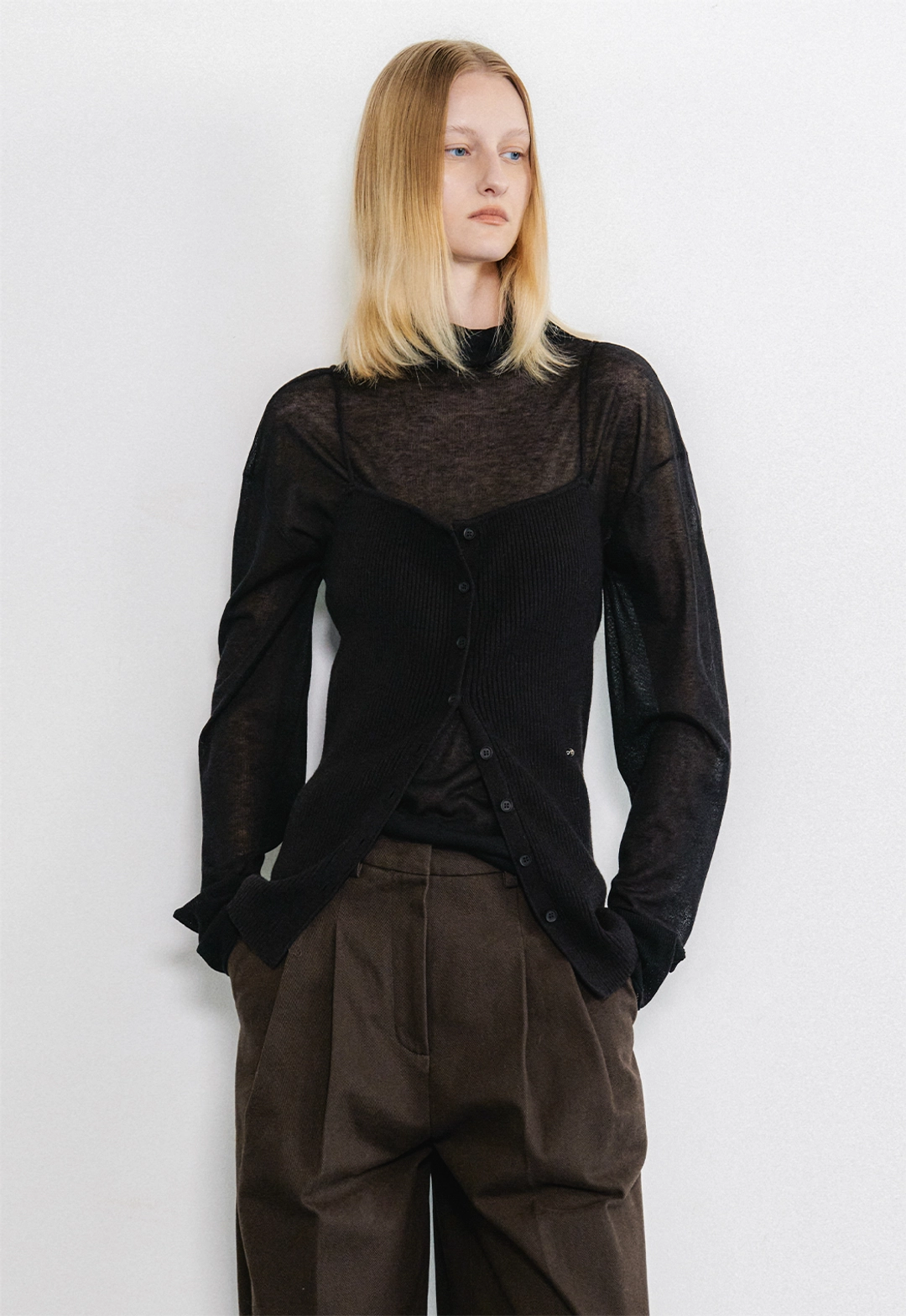 아뜰리에 나인 (T-7146)CLIFF RIBBED KNIT BUSTIER 상품 이미지 3