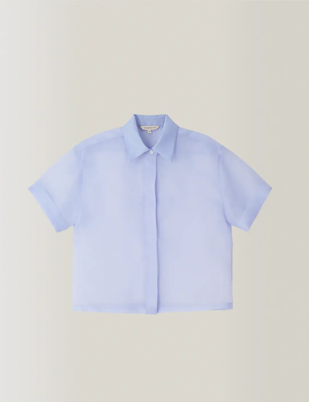 노미나떼 Siena Organza Half Shirts (Sky Blue) 상품 이미지 2