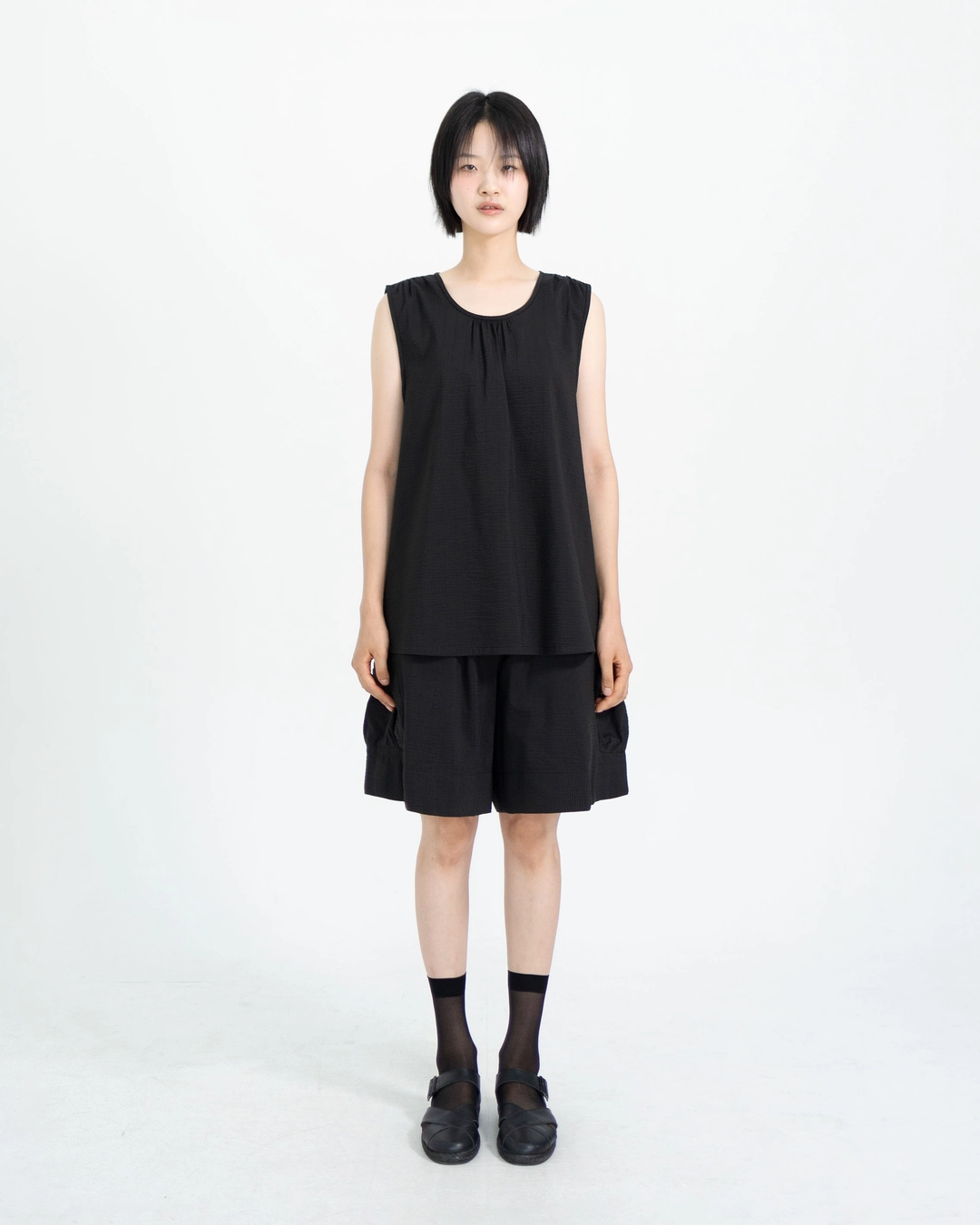 유노이아 seersucker pocket pants 상품 이미지 2