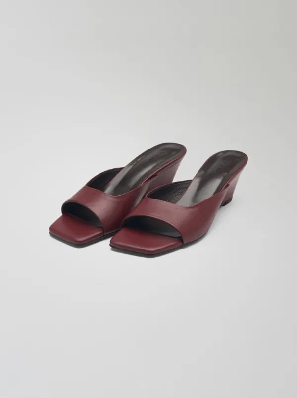 Cami wedge heel (Wine)