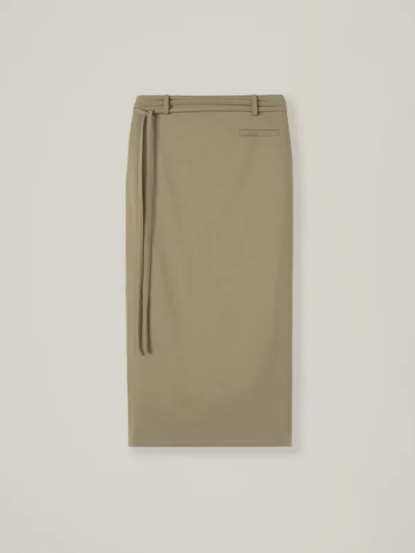 Anne maxi wool skirt - Beige