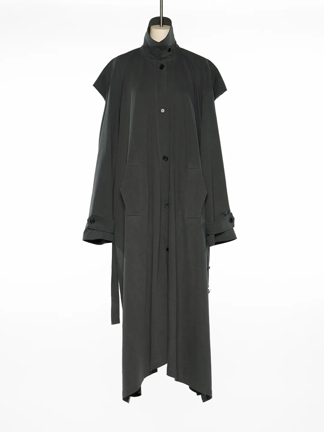 푸쉬버튼 PS25 GRAY SQUARE TRENCH COAT 상품 이미지 1