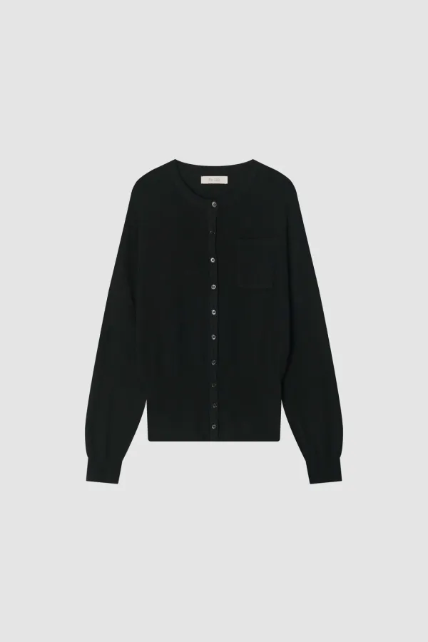 Julie Pocket Cardigan_Black