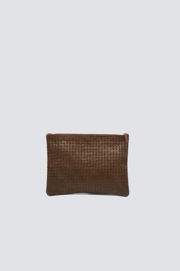 A4 Pochette Dark Brown