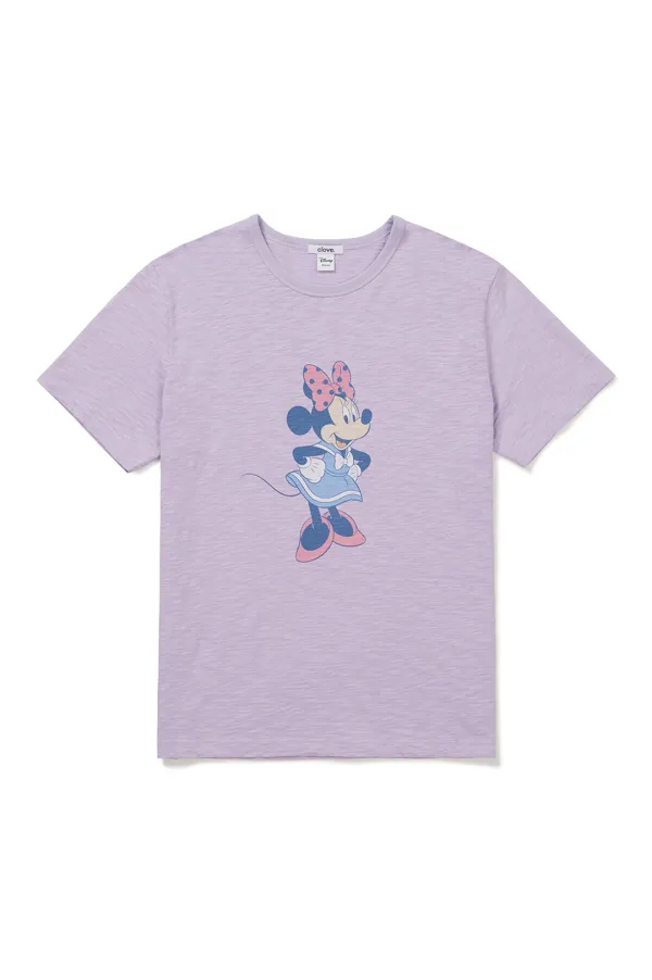 [26SM clove] Vintage Over-fit T-Shirt (Lavender)