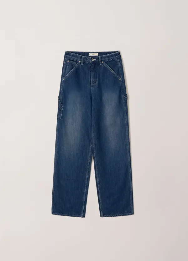 Carpenter Work Denim Pants (Indigo)