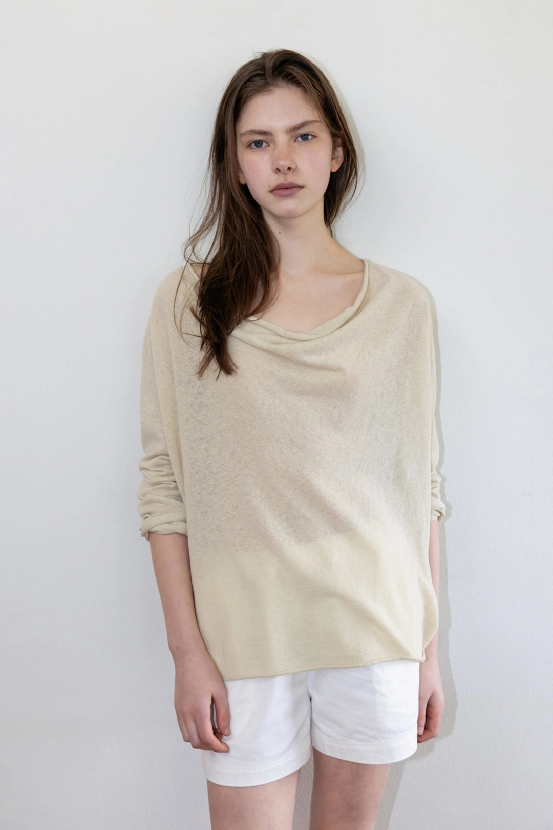 더릴 Low Drape Summer Knit_Beige 상품 이미지 1