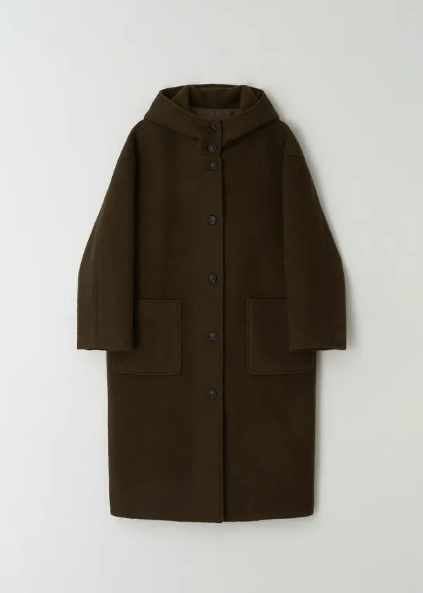 Hooded Coat(Brown)