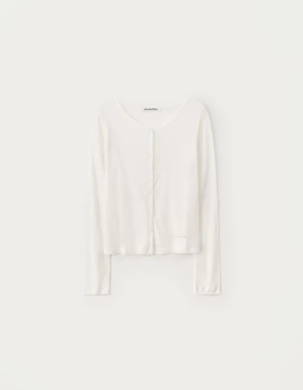 6.10 출고 New Lovey Button Cardigan - Ivory