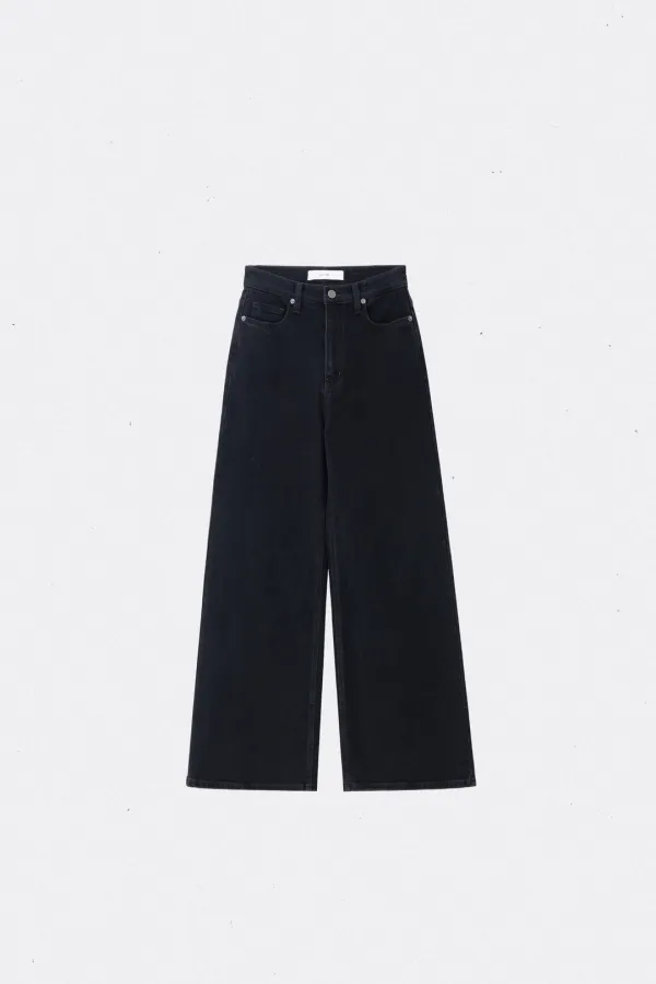 28377_Black semi-bootcut jeans