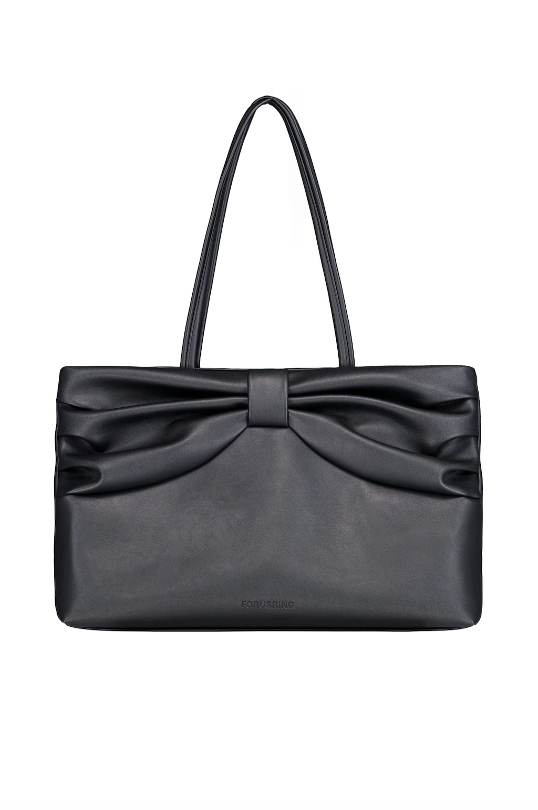 포어링 RIBBON DOT BAG [BLACK] 상품 이미지 1