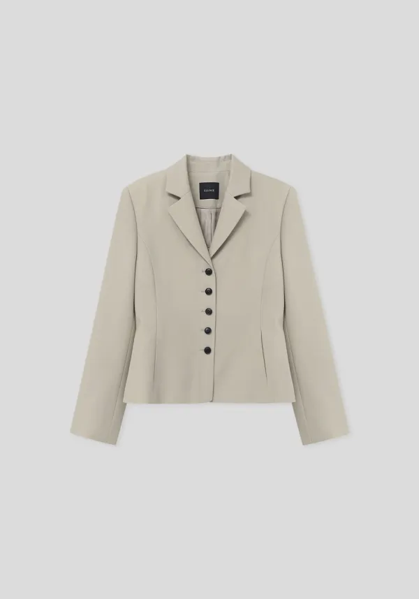 Hilda Wool Jacket (Earth Beige)