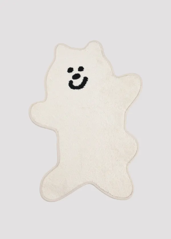 RUG BEAR IVORY