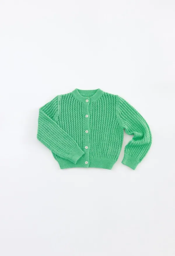 LE MONDE CARDIGAN (SPRING GREEN)