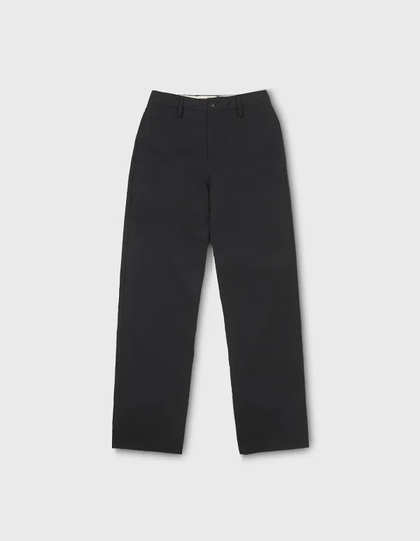 QUICK-DRYING NYLON CHINO PANTS (W) / Black