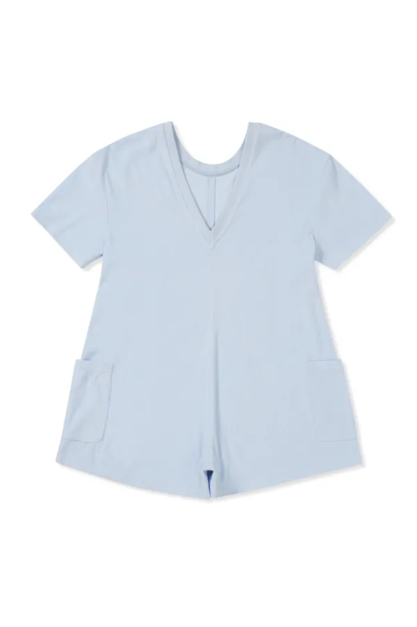 [25SS clove] Terry Romper (Sky Blue)
